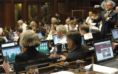 Conn Lawmakers on the job