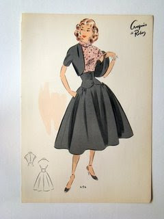 Vintage Fashion sketches Vintage Fashion sketches
