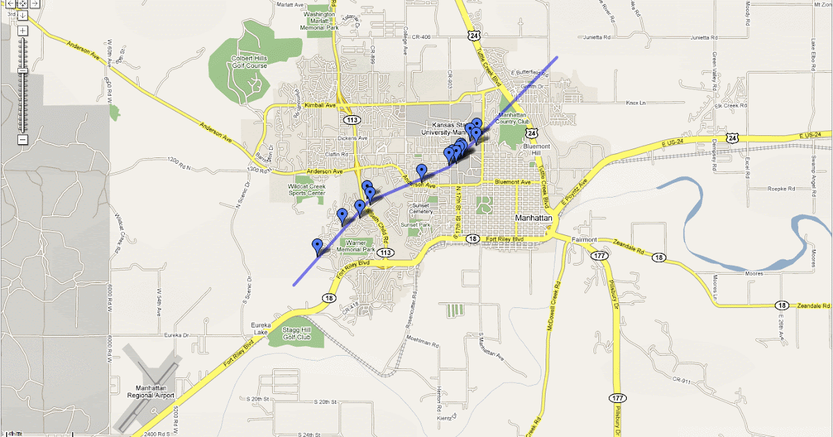 Capt. Spaulding's World: Manhattan-KS Tornado Track Map