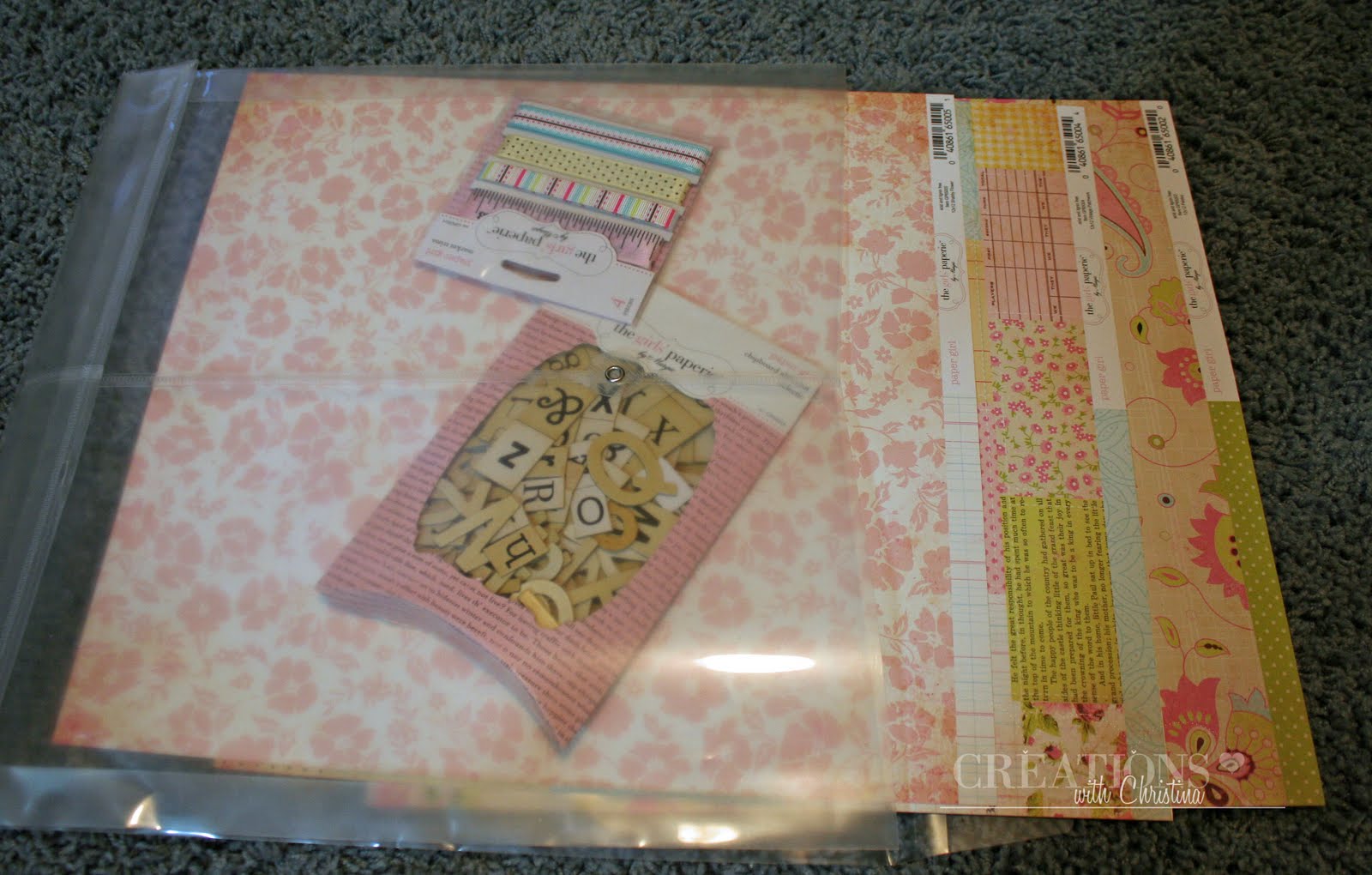 Creations with Christina 12x12 CardstockTuesday Tips
