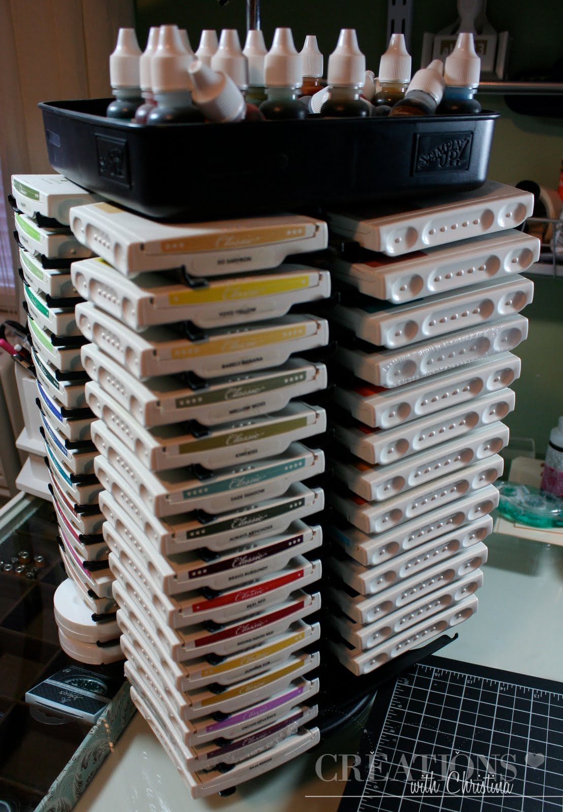 Creations with Christina Tuesday TipsInk Storage