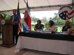Giving a speech at Swearing-in ceremony