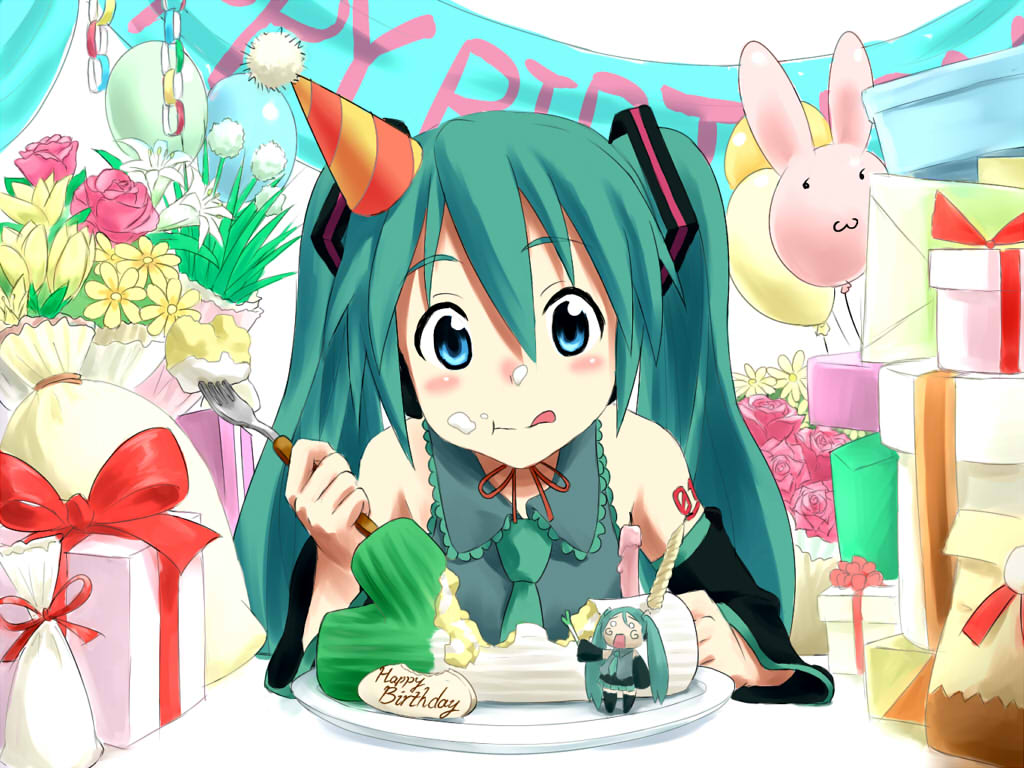 Dí como te sientes con una imagen MIKU+B-DAY