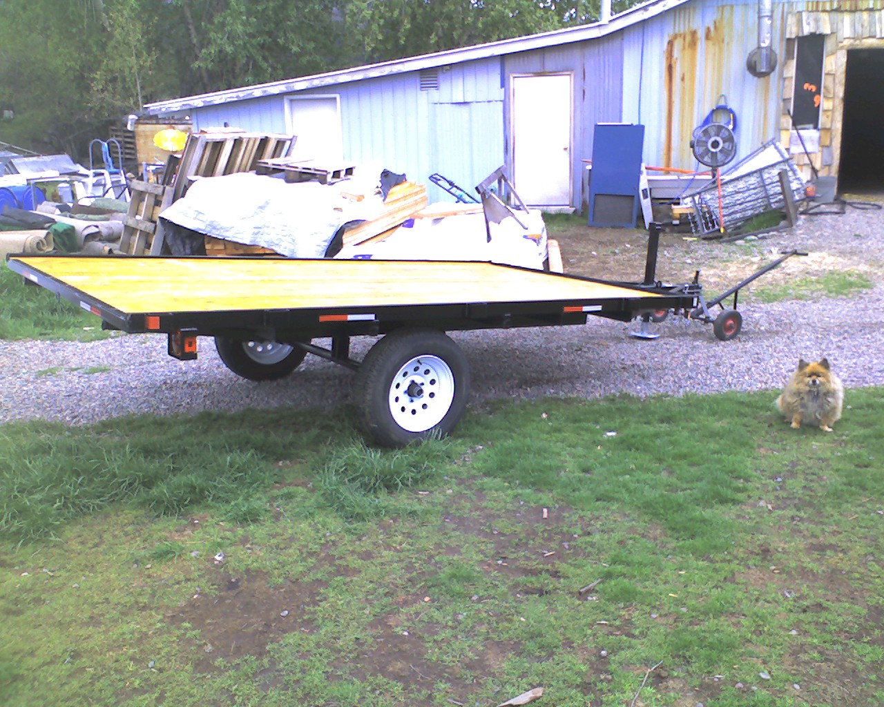 Trailers for sale Montana 7x12 flatbed raft atv with no winch or