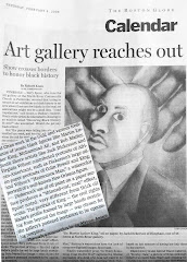 "Boston Globe" shows Dickerson's Portrait of Dr. Martin L. King