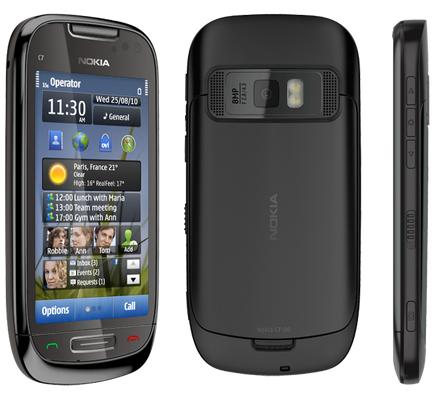 Nokia C7 Gambar Handphone Nokia C7, layar sentuh kapasitif, hsdpa, symbian ^3, touchscreen