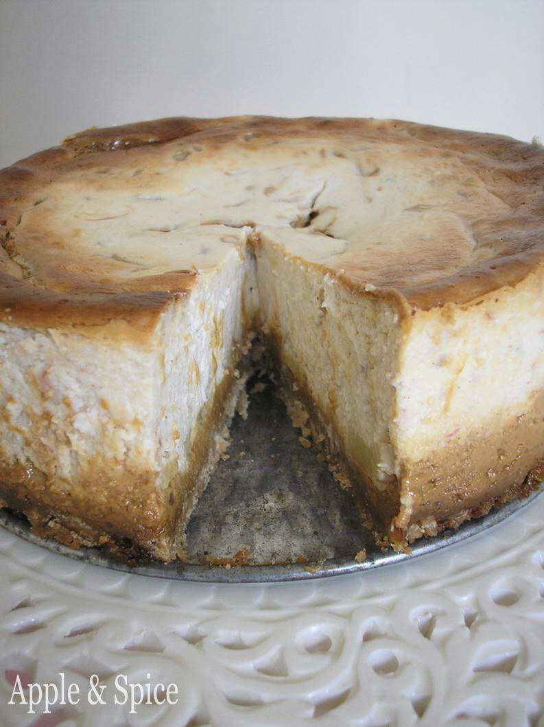 Apple & Spice Banana & Caramel Cheeseless Yoghurt Cheesecake