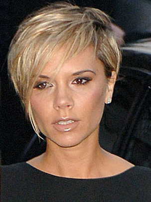 victoria beckham hairstyles front and back. victoria beckham short hair