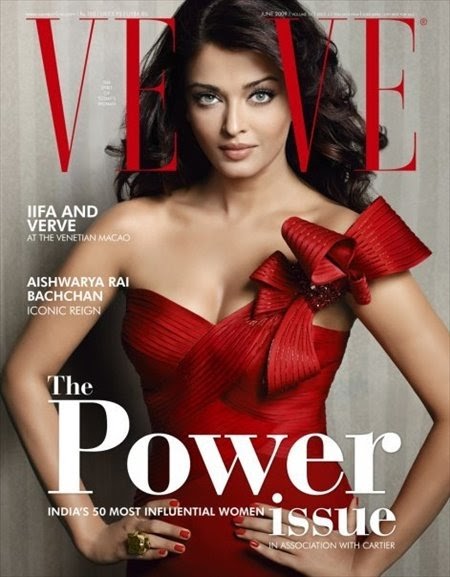 Aishwarya On Verve Cover Page