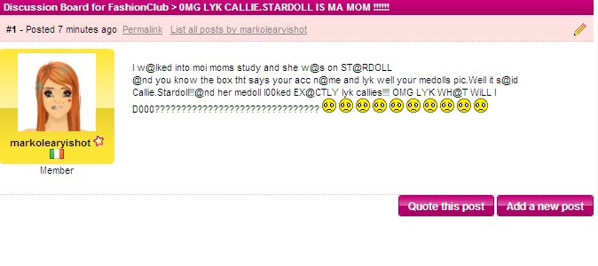 callie stardoll