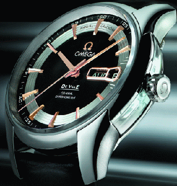 Omega DeVille Hour Vision Annual Calendar Watch