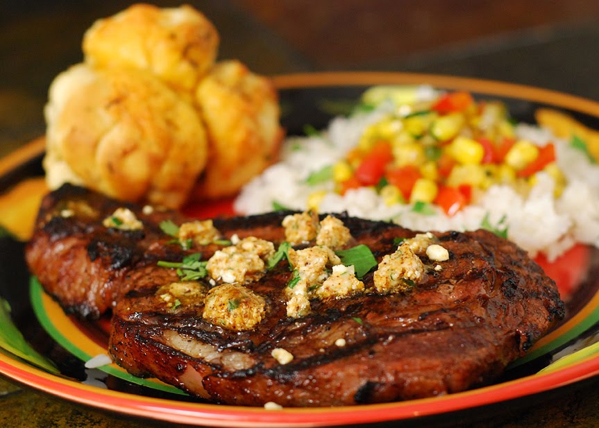 Grilled Chipolte Lime Ribeye Steaks