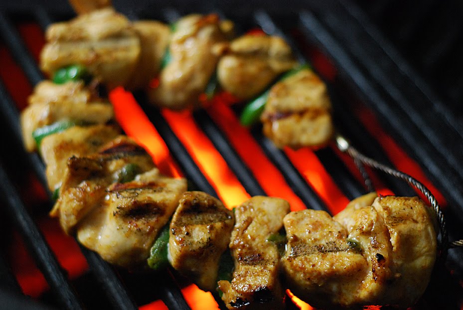 Easy Jamaican Jerk Chicken Kabobs