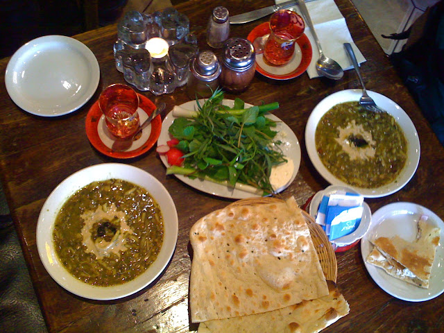 Persian meal in Olympia