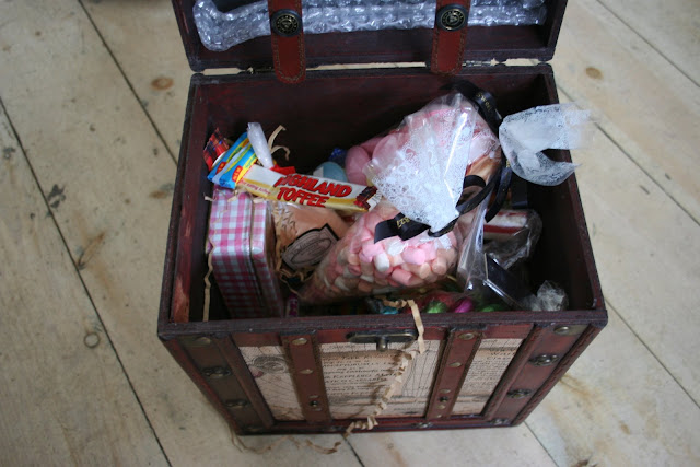 treasure chest full of sweets