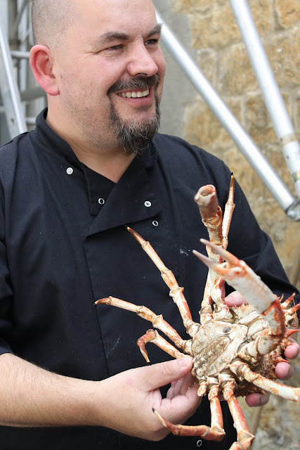spider crab,  Wild Garlic, Mat Follas