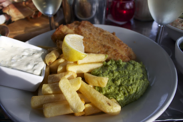 fish n chips, The Hive beach cafe, Dorset