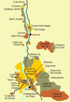 Map Of Rhone