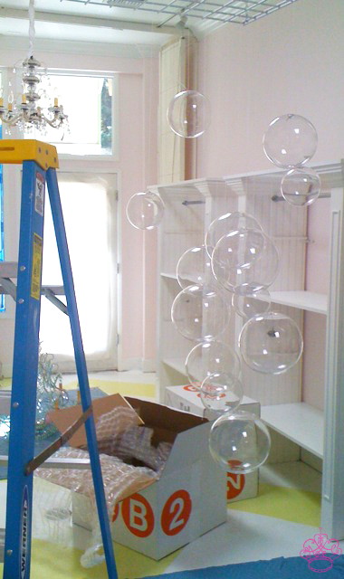 Diy Bubble Chandelier Popsugar Home Seeing The First Bubble Hanging Was So Much Fun