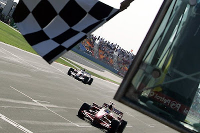 Ferrari at the Grand Prix In Turkey