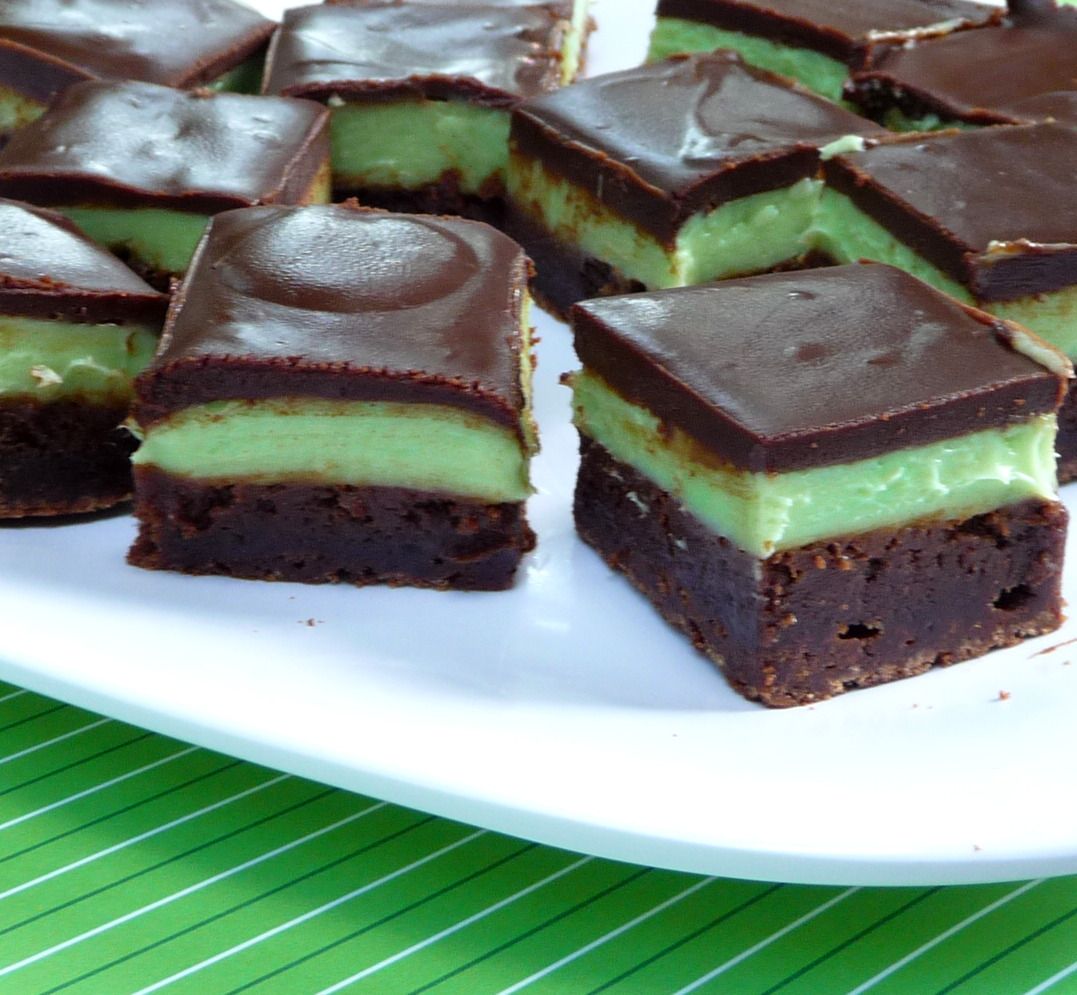 Family, Food, and Fun Fudgy Mint Squares