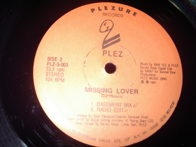 12'' Plez - Missing Lover 1991