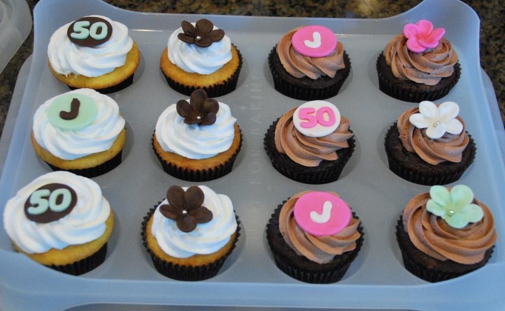 Sweets & Treats Boutique: 50th Birthday Party Cupcakes