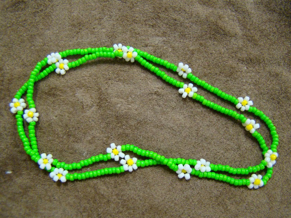 TS Beading and More Beaded Daisy Chain Bracelet/Anklet