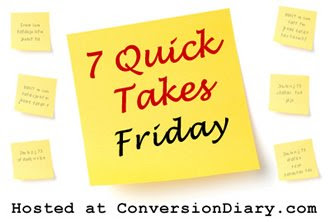 7 Quick Takes: The Hodge Podge Edition 7 quick takes sm 7 Quick Takes: The Hodge Podge Edition