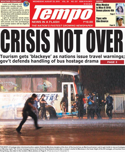 quirino grandstand hostage drama Hostage drama @ quirino grandstand - duration: 3:12 pamven2ra 26,806 views 3:12 康泰港人馬尼拉旅行團被脅持事件以流血結束 23/8/2010. quirino grandstand hostage drama Hostage drama @ quirino grandstand - duration: 3:12 pamven2ra 26,806 views 3:12 康泰港人馬尼拉旅行團被脅持事件以流血結束 23/8/2010.