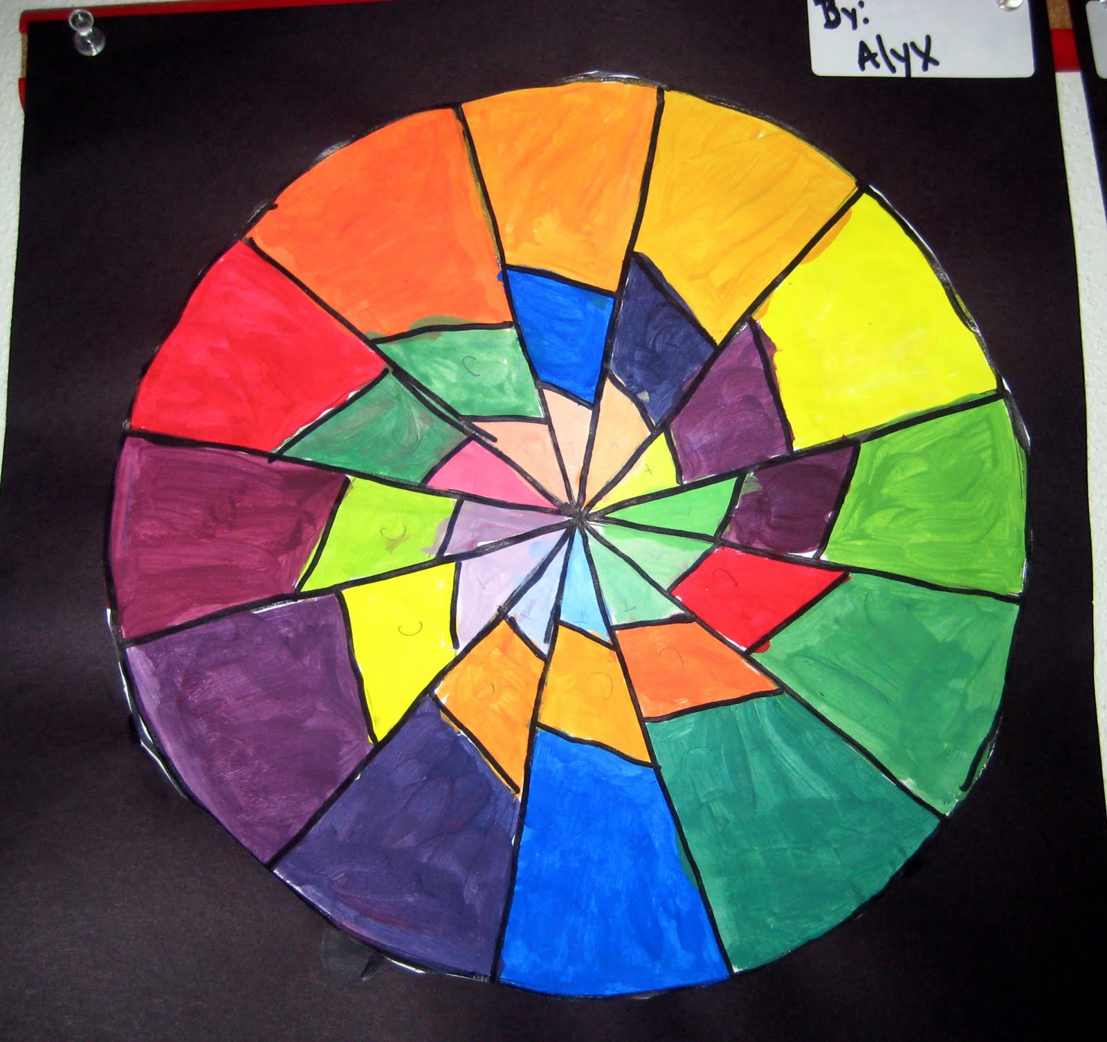 Mrs. Art Teacher!: complex color wheels