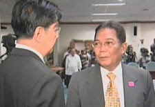 Panfilo Lacson and Leo San Miguel