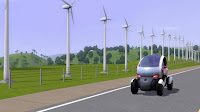 Placement de produit -Renault s'invite chez les Sims - Concept Twizy Z.E