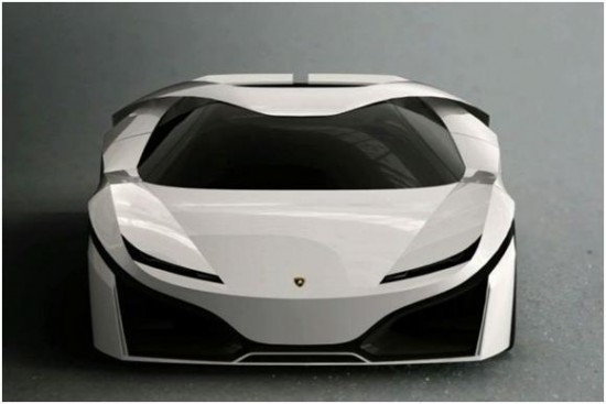 The design of this Lamborghini concept combines the brand's styling cues