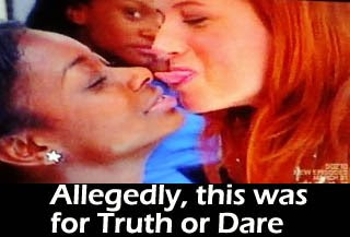 Top Model Truth or Dare Kortnie lick nose Top Model Truth or Dare Kortnie lick nose