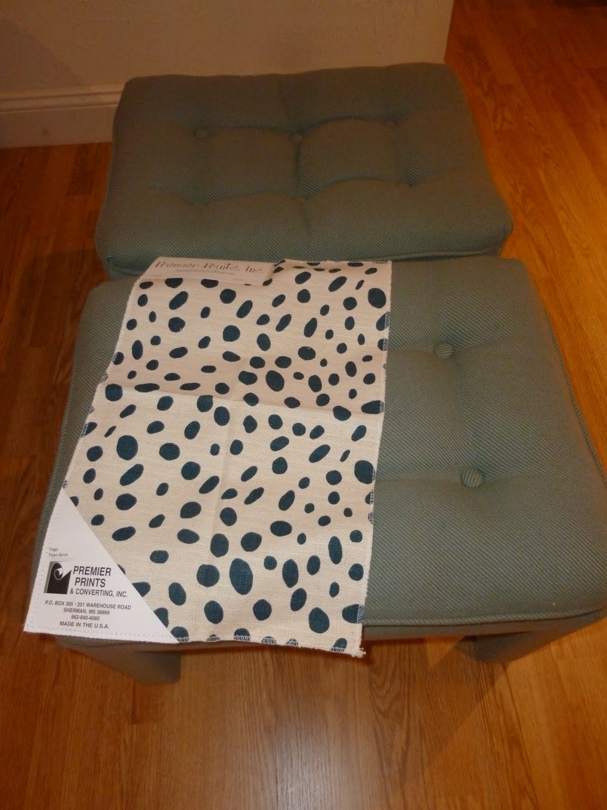 Meet Me in Philadelphia I Need Advice Fabric for Ottomans