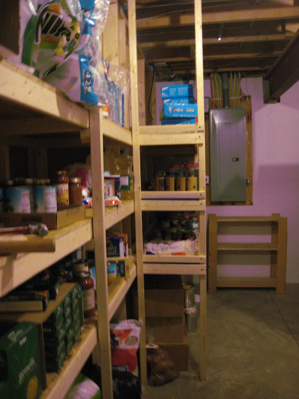 The Wessman Family Food Storage Room