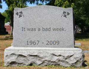 My gravestone