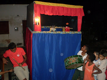 Mamulengo Arte do Riso com participação de Fª Edson no Zabumba