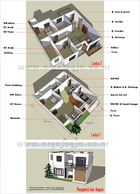 Desain-Rumah-Dengan-Sketch-up