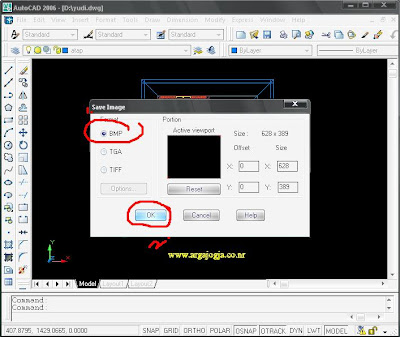 Tutorial Cara Menyimpan Gambar AutoCAD Dalam Format Gambar BMP