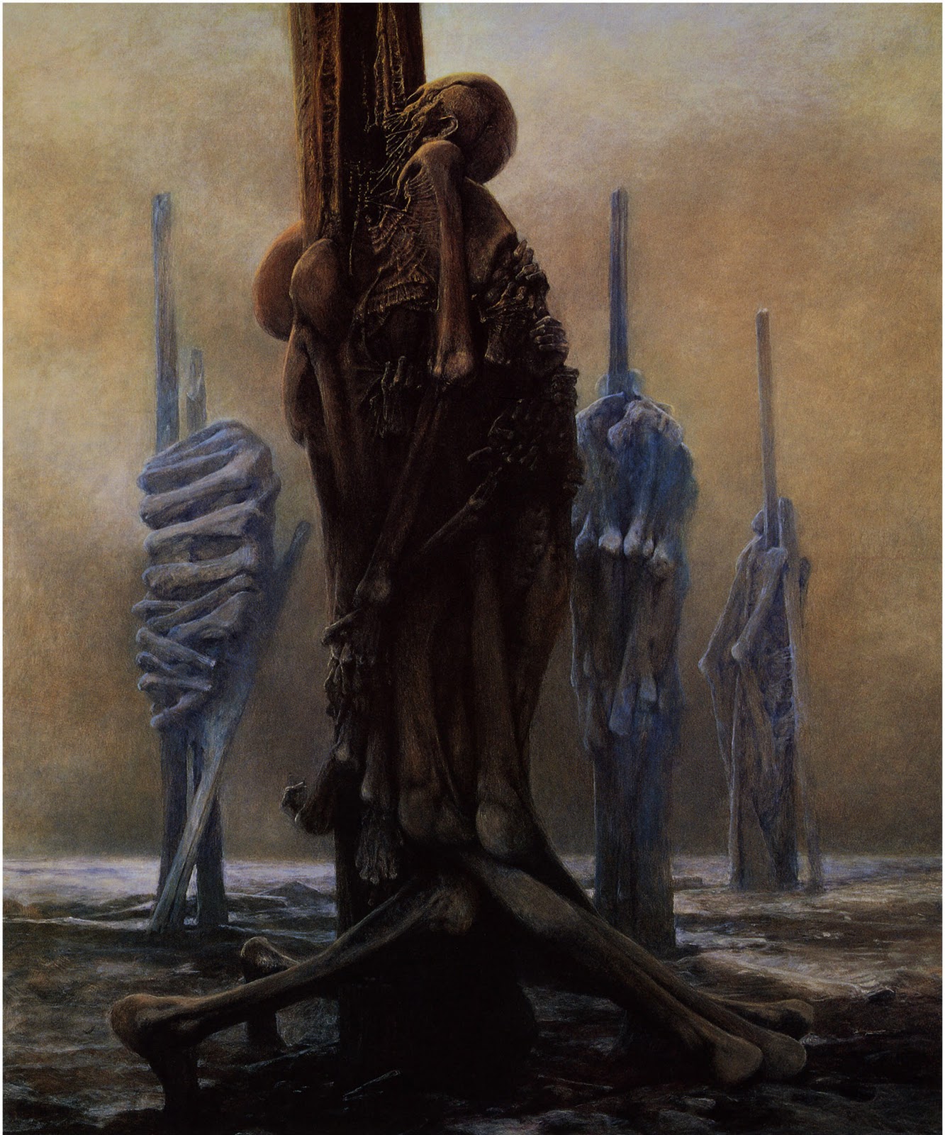 zdzislaw beksinski gallery best beksinskis works from 1986 1988 zdzislaw beksinski works