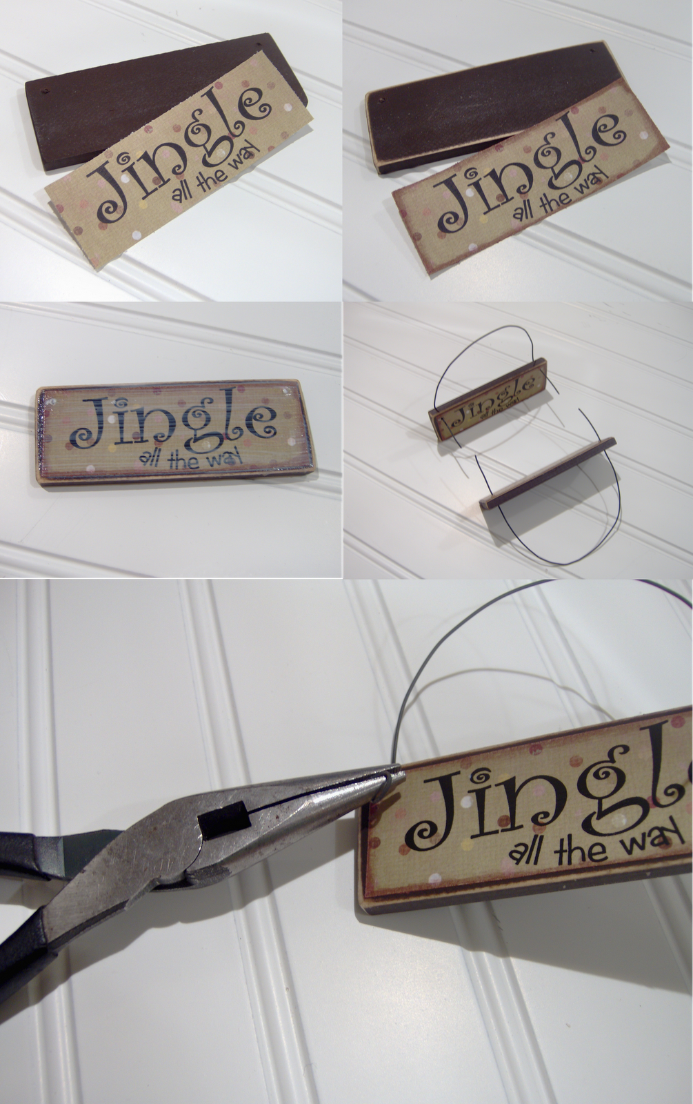 Today's Fabulous Finds Printable Paint Stick Ornaments {Tutorial}