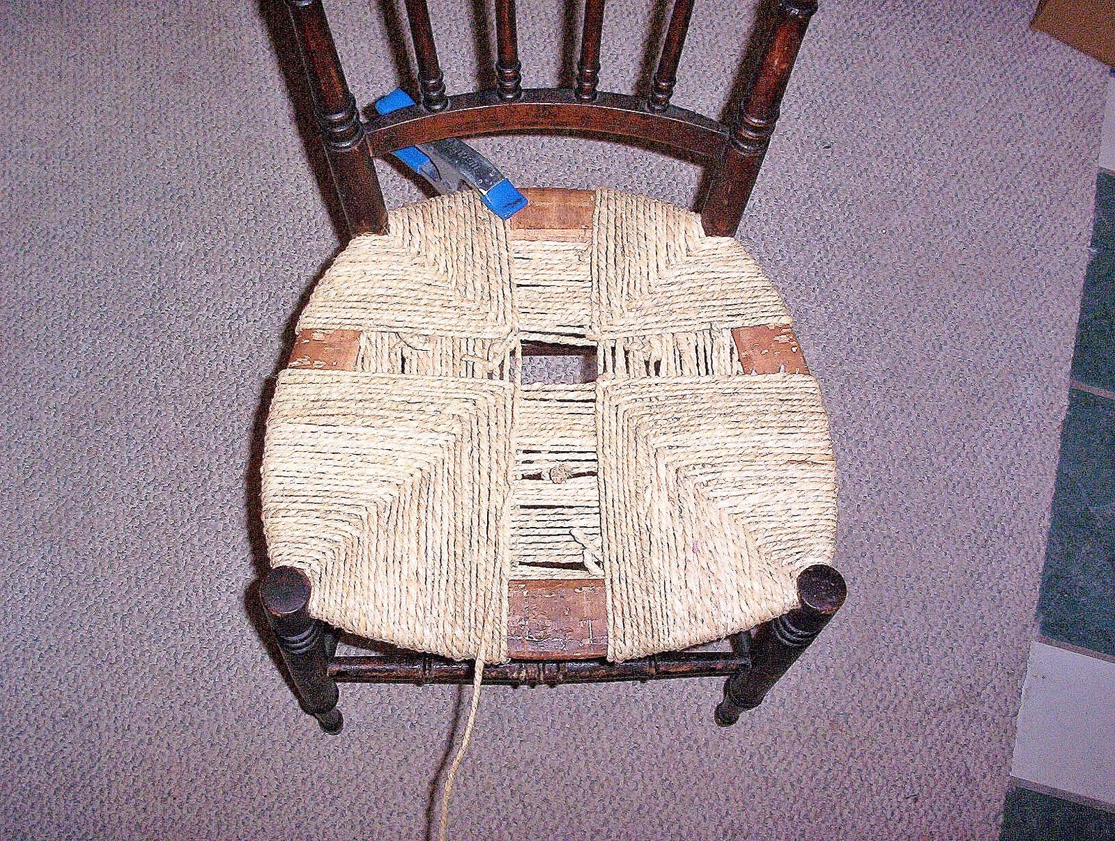 Tools Are For Women Too! Rush Seat Makeover Tutorial