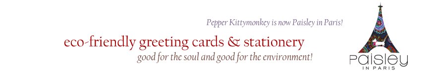 Pepper Kittymonkey Stationery