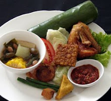 mix sundanese rice - nasi timbel komplit