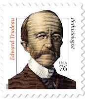 Note: Phthisiology refers to the care, treatment, and study of pulmonary tuberculosis Edward Trudeau stamp