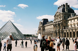 outside the louvre