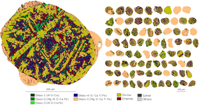 apollo 17 lunar regolith QEMSCAN mineral map