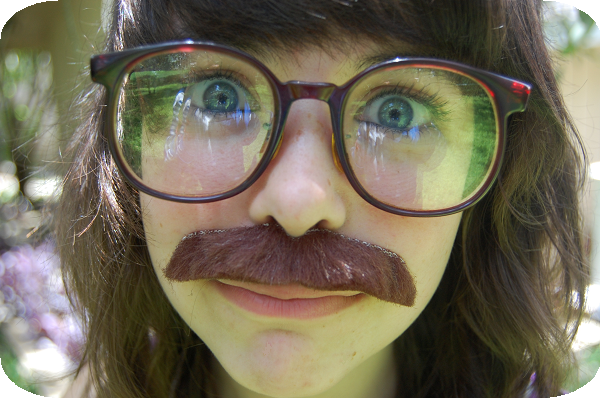 Girls in Mustaches. girls with mustaches. Girls in Mustaches.